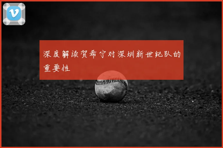 深度解读贺希宁对深圳新世纪队的重要性